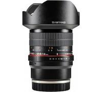 Objectif grand angle Samyang 14mm F2.8 Sony E - Poids 570g - Distance de mise au point minimum 28cm