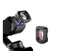 Objectif Grand Angle ULANZI F35 Pocket 3, Objectif Grand Angle 112° Compatible avec Les Accessoires DJI Osmo Pocket 3, Support magnétique, revêtement Double Face, Verre Optique HD