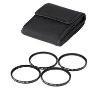 Objectif Gros Plan + 1 + 2 + 4 + 10 dioptries Ensemble de Quatre pièces, Filtre de Mise au Point for Objectif Macro livré avec Un Sac en Nylon, Accessoires de Photographie (Size : 82mm)