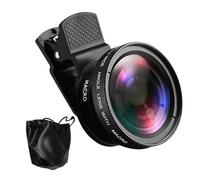 Objectif HD pour smartphone : kit de lentilles super macro et grand angle, accessoire à clip universel pour les téléphones | Améliorez vos photos portables professionnelles, voyages photograf