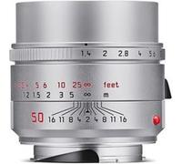 Objectif hybride Leica Summilux M 50mm f/1.4 ASPH finition adonisée silver Argent G