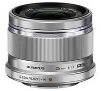 Objectif hybride Olympus M.Zuiko Digital 25mm f/1.8 MSC silver Argent G