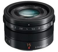 Objectif hybride Panasonic Lumix Leica DG Summilux 15mm f/1,7 ASPH noir Noir E