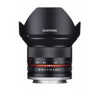 Objectif hybride Samyang 12mm f/2 NCS CS noir pour Fuji X