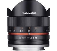 Objectif hybride Samyang 8mm f/2.8 UMC Fisheye II Noir pour Sony E Noir G