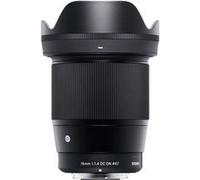 Objectif hybride Sigma 16mm f/1.4 DC DN Contemporary pour Canon EF-M Noir E