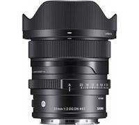 Objectif hybride Sigma 20mm f/2 DG DN Contemporary pour Sony FE Noir E
