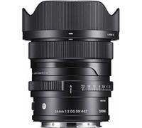 Objectif hybride Sigma 24mm f/2 DG DN Contemporary Noir pour monture L Noir E