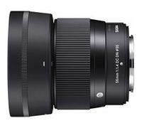Objectif hybride Sigma 56mm f/1.4 DC DN Contemporary noir pour Fuji X Noir E