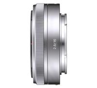 Sony Objectif ultra-plat grand angle SEL16F28 16 mm f/2.8 E-mount Argent