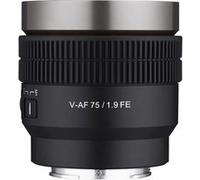 Objectif hybride vidéo Samyang V-AF 75mm T1,9 noir pour Sony FE Noir G
