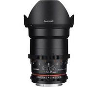 Objectif hybride vidéo Samyang VDSLR 35mm T1.5 MK2 noir pour Sony FE Noir G