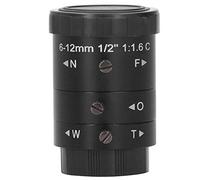 Objectif Industriel Zoom 3MP 6-12 mm |Distance de l'objectif réglable pour Une Surveillance Claire |Objectif de caméra à Monture C pour systèmes de vidéosurveillance/caméras de