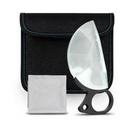 Objectif kaléidoscope, dioptries de split portables avec poignée, filtre à effet de verre semi-circulaire, filtre à effet spécial, prisme en verre optique pour un nombre variable de motifs, la