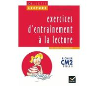 Objectif Lecture - Exercices d'entraînement à la lecture CM2 - Jean-Claude Landier - Hatier - broché - Scolaire / Universitaire