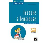Objectif Lecture - Lecture silencieuse CM1 Cahier autocorrectif - Jean-Claude Landier - Hatier - broché - Scolaire / Universitaire