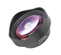 Objectif macro portable à grossissement x10 pour téléphones 75 mm téléobjectif externe professionnel à clipser pour téléphones