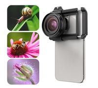 Objectif macro professionnel zoom 10-20X pour iPhone, macrophotographie + filtre CPL avec clip universel pour iPhone, Samsung et la plupart des smartphones Android