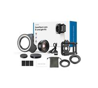 Objectif Macro Zoom 10-20x avec Éclairage LED et Pince Universelle pour Appareil Photo HD, Compatible avec pour , pour et Smartphones.