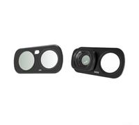 Objectif magnétique compact de 8 cm pour Insta360 pour x4 Luna pour Ultra | Construction en matériau ABS, utilisation quotidienne, prêt pour l'aventure, facile à transporter, finition noire