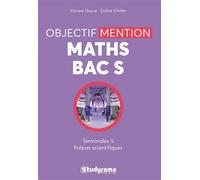 Objectif mention maths bas S Trerminales S Prépas scientifiques - Vincent Douce - Studyrama Eds - broché - Scolaire / Universitaire