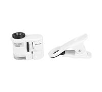 Objectif microscope manuel avec outil de détection de devises à LED lumineux, microscope d'évaluation des bijoux, outil d'exploration scientifique, loupe facile à transporter