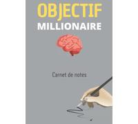 Objectif Millionaire : Carnet d'entrepreneur pour noter les objectifs de travail et business, les activités quotidiennes. Ecrivez tout ce que vous apprenez !