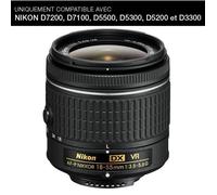 Nikon AF-P DX NIKKOR 18-55mm f/3.5-5.6G VR SLR Téléobjectif zoom Noir