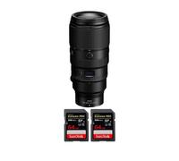 Objectif Nikon Z 100-400mm F4.5-5.6 VR S + 2 SanDisk 64GB Extreme PRO UHS-II + Ebook 20 astuces pour des images qui claquent