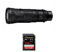 Objectif Nikon Z 180-600mm F5.6-6.3 VR + 1 SanDisk 256GB Extreme PRO UHS-II + Ebook 20 astuces pour des images qui claquent