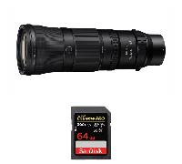 Objectif Nikon Z 180-600mm F5.6-6.3 VR + 1 SanDisk 64GB Extreme PRO UHS-II + Ebook 20 astuces pour des images qui claquent