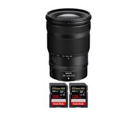 Objectif Nikon Z 24-120mm F4 S + 2 SanDisk 128GB Extreme PRO UHS-II + Ebook 20 astuces pour des images qui claquent