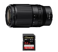 Objectif Nikon Z 70-180mm f/2.8 + 1 SanDisk 64GB Extreme PRO UHS-II + Ebook 20 astuces pour des images qui claquent