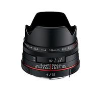 Objectif Pentax HD DA - Fonction Grand angle - 15 mm - f/4.0 ED AL Limited - Pentax K - pour Pentax K10, K100, K110, K20, K200, K-3, K-30, K-5, K-50, K-500, K-7, K-m, K-r, K-x