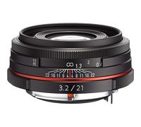 Objectif Pentax HD DA - Fonction Grand angle - 21 mm - f/3.2 AL Limited - Pentax K - pour Pentax K10D, K110D, K2000, K200D, K20D, K-3, K-30, K-5, K-50, K-500, K-7, K-m, K-r, K-x