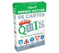 Objectif permis voiture - 56 cartes quiz pour tester vos connaissances - Editions Vagnon - Vagnon Du Plaisancier Eds - Jeux livres objets