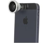 Objectif Photo 2 en 1 Fish-Eye + Macro pour Smartphone - Gris - iboolo - Universel - iPhone, Galaxy S, Wiko, Sony Xperia,…