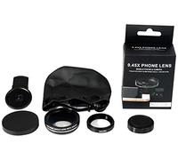 Objectif Pince 2 en 1 pour Samsung Galaxy A32 Smartphone Super Grand Angle Macro 0.45X Lentille Universel (Noir)