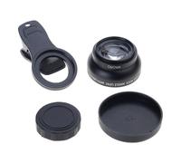 Objectif Polyvalent 0, 45x Grand Angle, boîtier en Alliage d ' Aluminium, compatibilité Universelle pour Accessoires d ' Appareil Photo de téléphone, Objectif Universel à Clipser sur Smartphone