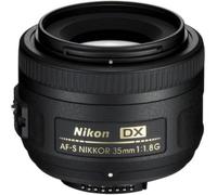 Nikon Nikkor 35mm F1.8 SWM AF-S DX MA G Objektiv noir | très bon état reconditionné