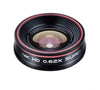 Objectif pour téléphone portable, pour les voyages ou les aventures en plein air, avec objectif grand angle 0,62 × (120°), objectif fisheye 235°, macro 25×, 8 x 5 x 2 cm (objectif grand angle)