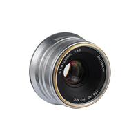 Objectif principal 25 mm F1.8 pour monture Sony E pour Fujifilm pour appareils photo Canon EOS-M Mout Micro 4/3 A7 A7II A7R pour Panasonic pour OLYMPUS epm1, argent, Canon EF-M