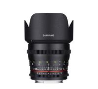 Objectif reflex vidéo Samyang VDSLR 50mm T1.5 MK2 Noir pour Canon EF