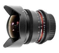 Objectif reflex vidéo Samyang VDSLR II 8mm T3.8 CS II fisheye Noir pour Canon EF Couleur G