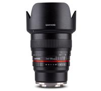 Objectif SAMYANG 50mm f/1.4 AS UMC pour Sony E - Ouverture F/1.4 - Distance focale 50mm - Poids 565g