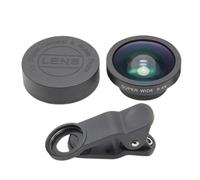 Objectif Selfie pour téléphone Portable - Appareil Photo en métal Portable - Grand Angle à Clipser - Accessoire de Tablette - Outil Photo Ultra Large pour Smartphone pour vlogging de Voyage