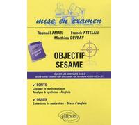 Objectif SESAME. Toutes matières - Un volume - Franck Attelan - Ellipses - broché - Scolaire / Universitaire