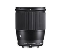 Sigma C 16 mm F1.4 DC DN 67 mm Objectif (adapté à Sony E-mount) noir Reconditionné Comme neuf