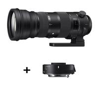 Objectif Sigma DG 5,0-6,3/150-600 OS N/AF HSM Contemporary + TC-1401 pour Nikon