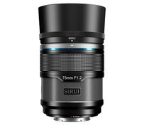 Objectif SIRUI Sniper 75mm F1.2 Autofocus Téléobjectif APS-C pour Fujifilm X-T4/X-T5/X-H1/X-H2/H2S/X-T3/X-T30/X-S10-Monture X-Noir,75AS12X-B